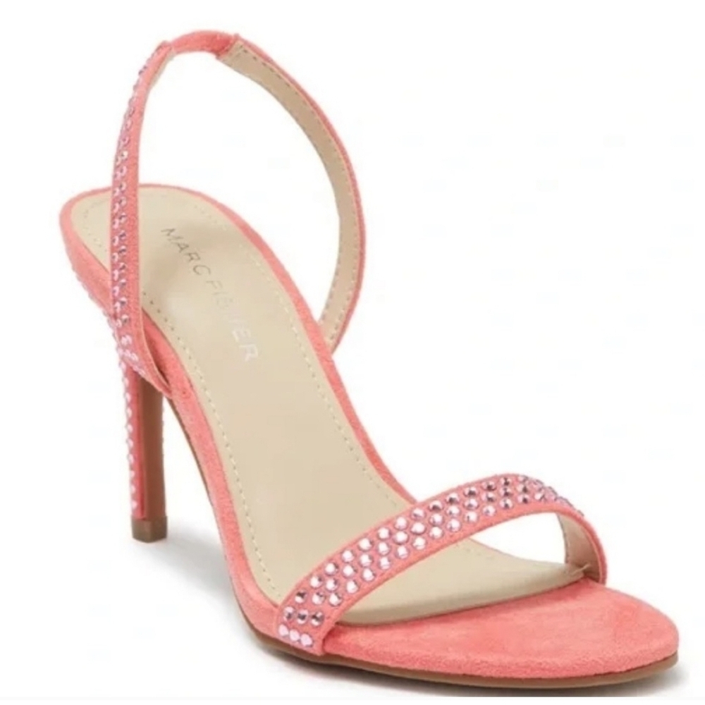 Marc Fisher Pink Embellished Women's Sandals
